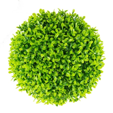 Цветок искусственный Шар Самшит 22см зеленый арт.к000025290