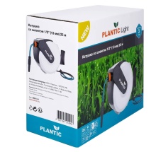 Катушка со шлангом настенная автоматическая 1/2" 25м Plantic 29661-01 по цене 