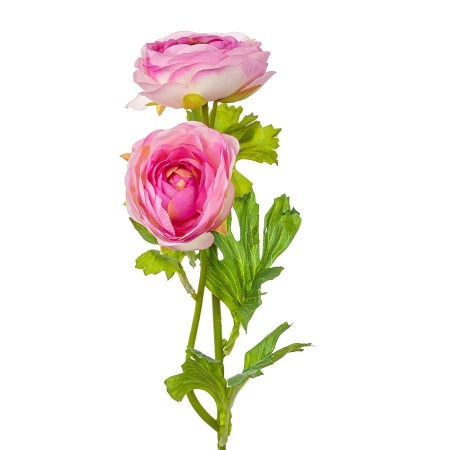 Цветок искусственный Ранункулюс розовый 50см арт.YSQ-001CM/PK50