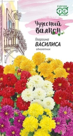 Семена георгина Василиса, сер. Чудесный балкон 0,3г Гавриш 