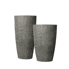 Вазон с тех горшком Дуб коричневый бут ВВ №7 29,5л, бетон по цене 