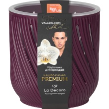 Кашпо для орхидеи Флерс 2л пурпурный, пластик арт.КШ-3704 по цене 