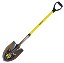 Лопата Никона с закругленным лезвием фибровой рукояткой 27", арт.68-046 по цене 