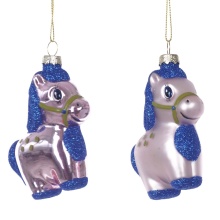 Украшение новогоднее Лошадка 7х3,5х9,5см, 2в арт.826568 по цене 