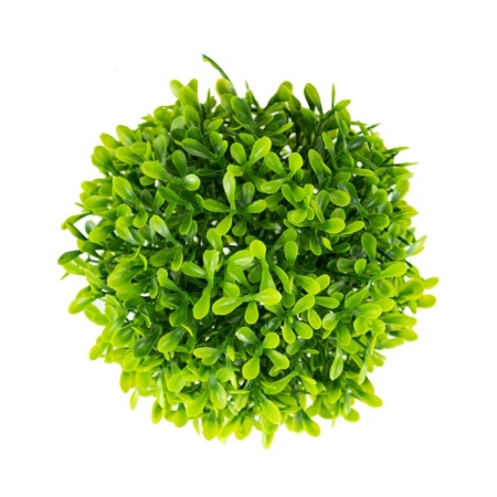 Цветок искусственный Шар Самшит 12см зеленый арт.к000025288