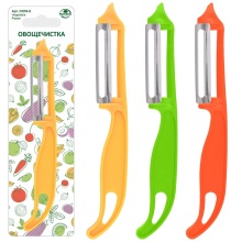 Овощечистка Эконом 15см 3цв арт.DH53-9 по цене 