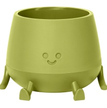 Кашпо Мистер Грин 0,6л фисташковый, пластик арт.КШ-1848 по цене 