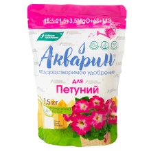 Удобрение сухое БХЗ Акварин для Петуний водорастворимое комплексное минеральное 0,5 кг по цене 