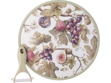 Набор доска разделочная + овощечистка 27,5х1,2см арт.895-200 по цене 