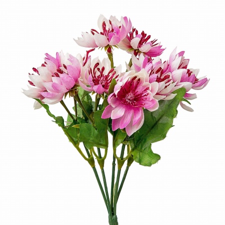 Цветок искусственный Астранция на вставке розовый 20см арт.B70090-2