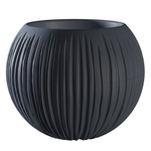 Кашпо Сфера 1,7л Антрацит арт.КШ-9524 по цене 