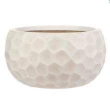 Кашпо Мозаик Чаша 10л файберстоун, слоновая кость 29,5х15см арт.MBOWL29-AW по цене 