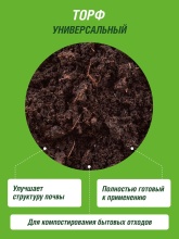 Торф нейтрализованный Фаско прессованный 100л по цене 
