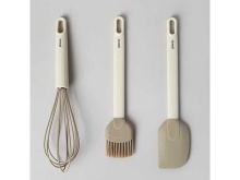 Набор кухонных принадлежностей Агнесс 3пр: венчик, лопатка, кисточка арт.671-025 по цене 