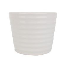 Кашпо для растений 9,6х11,8см белый, керамика арт.266069 по цене 