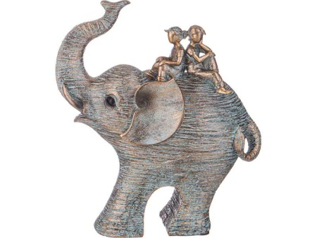 Фигурка декоративная Слон 20,5х10х23см полистоун арт.146-1750