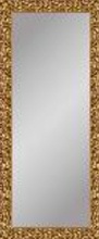 Зеркало в раме 50х140см, багет золотые квадраты арт.8Л3209 по цене 