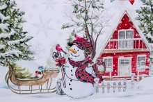 Клеенка НГ Любимый праздник 140см арт.15765 по цене 