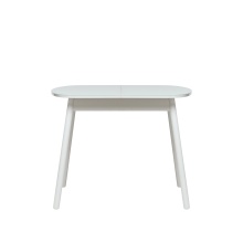 Стол обеденый Лесет Мидел раздвижной мини, белый 74х94(120)х64см по цене 