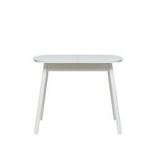 Стол обеденый Лесет Мидел раздвижной мини, белый 74х94(120)х64см по цене 