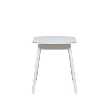 Стол обеденый Лесет Мидел раздвижной мини, белый 74х94(120)х64см по цене 