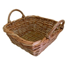 Корзина плетеная Ушат 31x31см, глубокий квадратный арт.НХП0080/4 по цене 