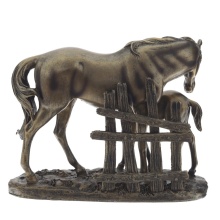 Фигурка декоративная Лошади 22,5х10,5х18см арт.821601 по цене 