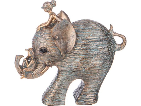 Фигурка декоративная Слон 20х8,5х18см полистоун арт.146-1749