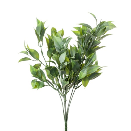 Искусственный цветок Зелень на вставке 35см светло-зеленый/600шт.B-016/8