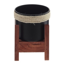 Кашпо Ведерко плетенка 12х12х18см арт.789664 по цене 