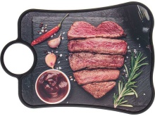 Доска разделочная Буфет 27,5х37,5х1,2см, пластик арт.895-186 по цене 