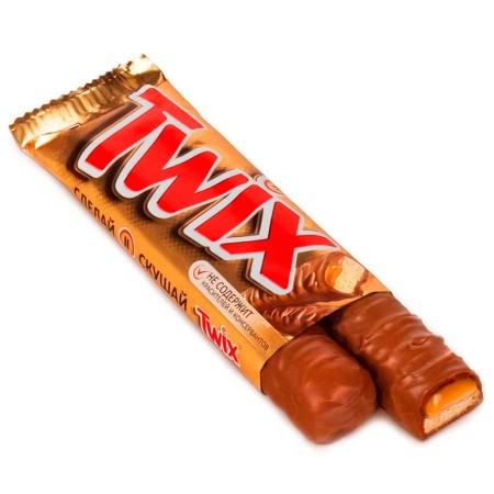 Шоколад Твикс шоколадный батончик 55г