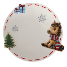 Тарелка Лошадка 16х15х1,5см, керамика арт.825283 по цене 