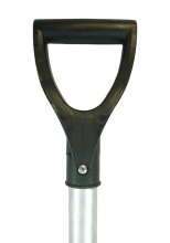 Лопата морозост.  пластик. снегов. АЛЮМИН. чер. V-обр, алюмин. план 38*37 см Sturm! 3010-15-15  по цене 