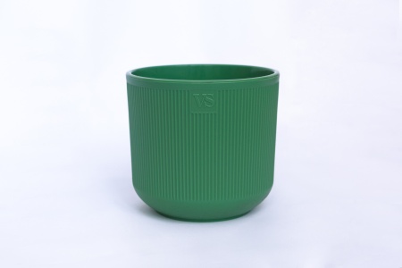 Горшок Росси ВипСет с дренажной системой 17х19х19см 4,4л пластик зеленый
