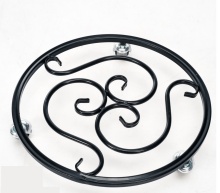 Подставка под цветы напольная из трубки соединение черный арт.21-005B по цене 