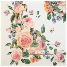 Комплект салфеток винтаж кремовый 6шт 40х40см по цене 