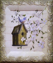 Картина Скворечник 20х25см арт.8Л3027 по цене 