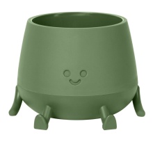 Кашпо Мистер Грин 0,6л оливковый, пластик арт.КШ-1846 по цене 