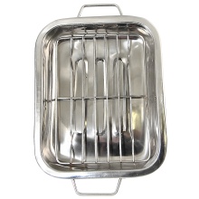 Форма прямоугольная 30см решетка-гриль, нержавеющая сталь арт.HE2411WG-30 по цене 