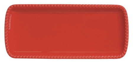 Блюдо прямоугольное Тиффани 36х16см фарфор, красный арт.EL-R2714_TIFR