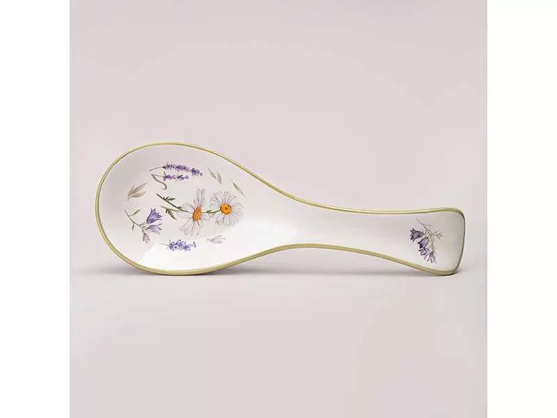 Подставка под ложку Агнесс История цветов 25x9x2,5см, керамика арт.358-2177 по цене 
