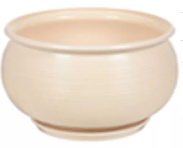 Горшок Сатурн №2 11,3х18,2см 2л белый, керамика арт.10005780 по цене 