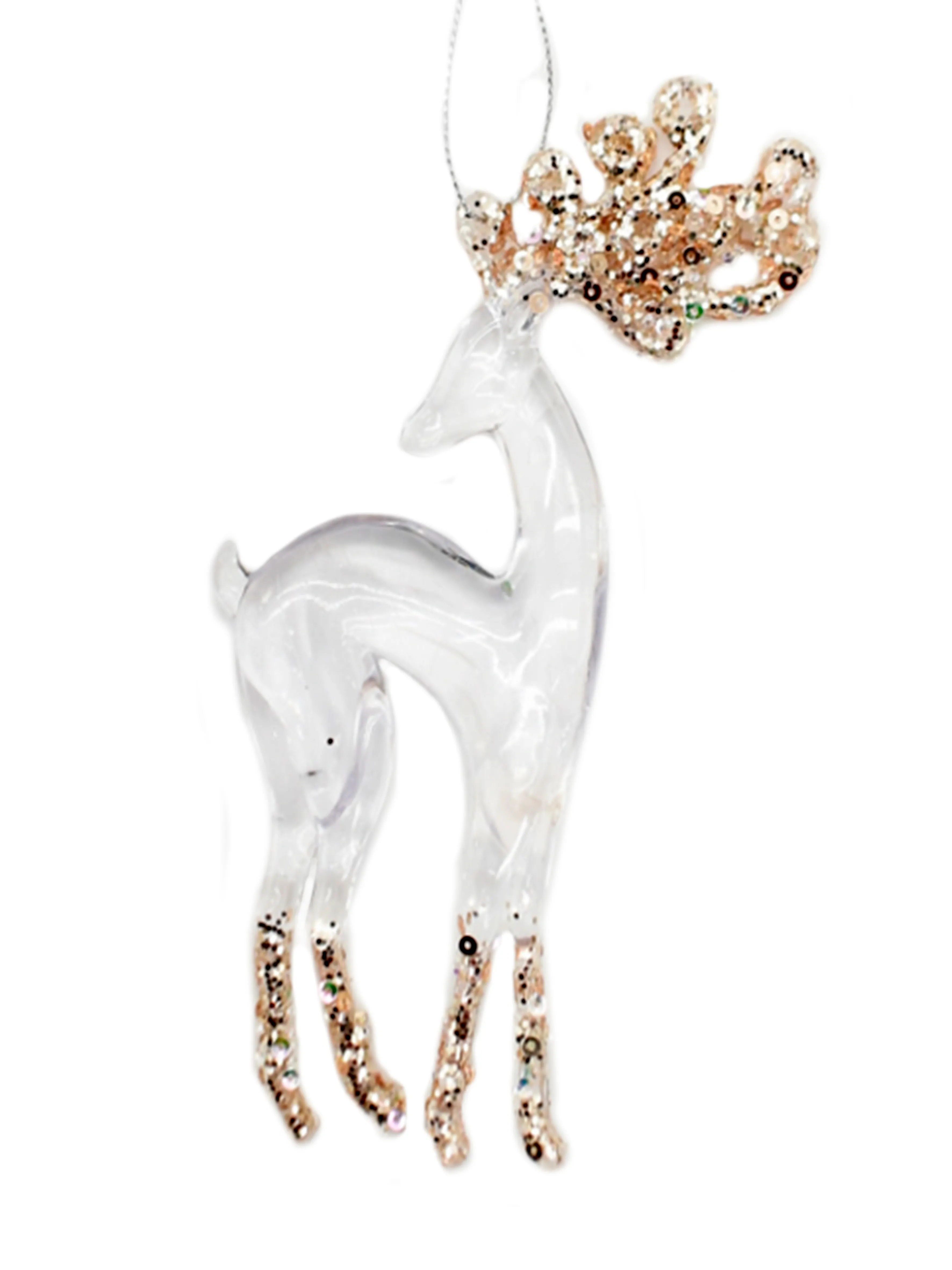 Украшение новогоднее Олень 16,5х10см арт.91428 по цене 