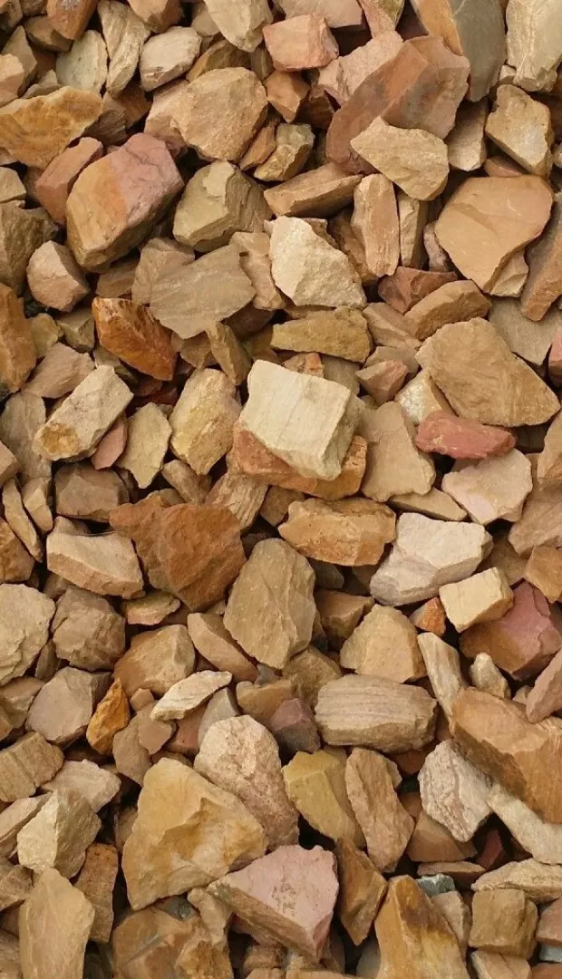 Крошка Колос желто-оранжевая кремний  фр. 5-20мм 10кг по цене 