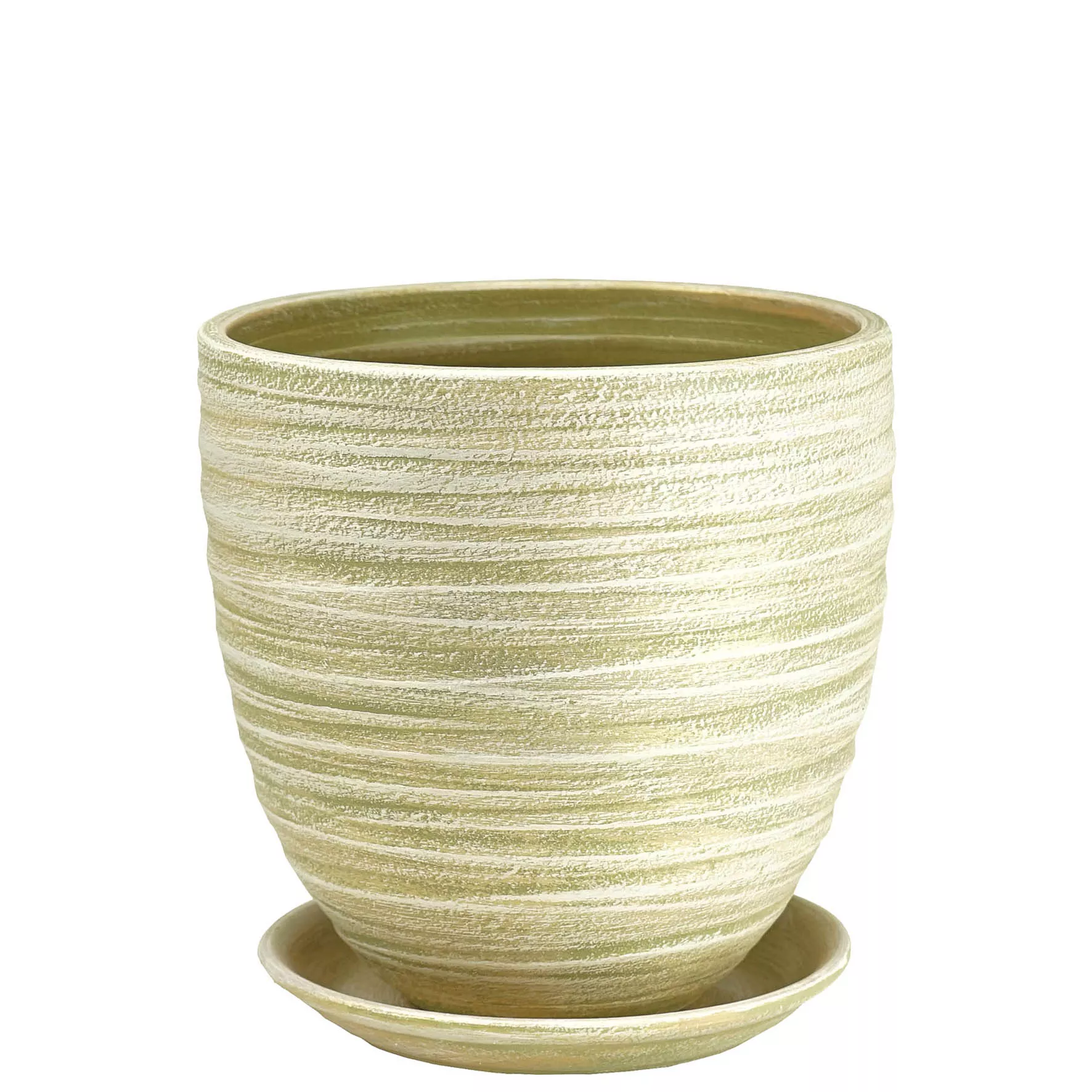 Горшок бутон Модерн 24см 7,5л керамика, оливка арт.568178 по цене 