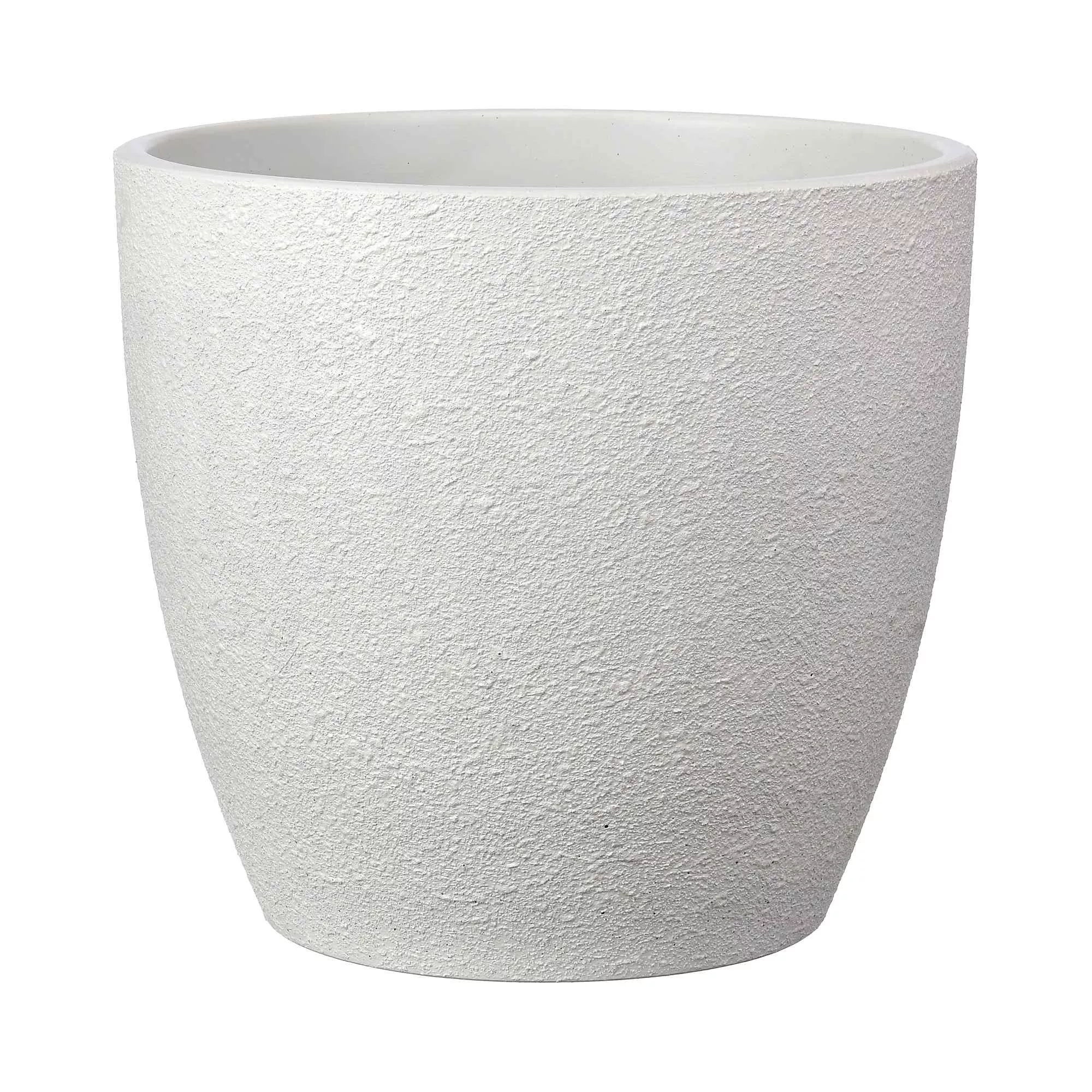 Кашпо Саванна белый бутон 44см, бетон по цене 
