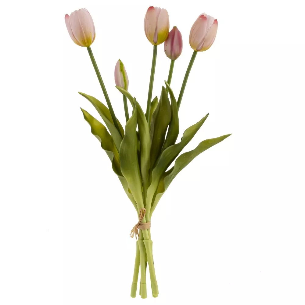 Цветы искусственные Букет Тюльпанов 10х10х40см арт.817309 по цене 