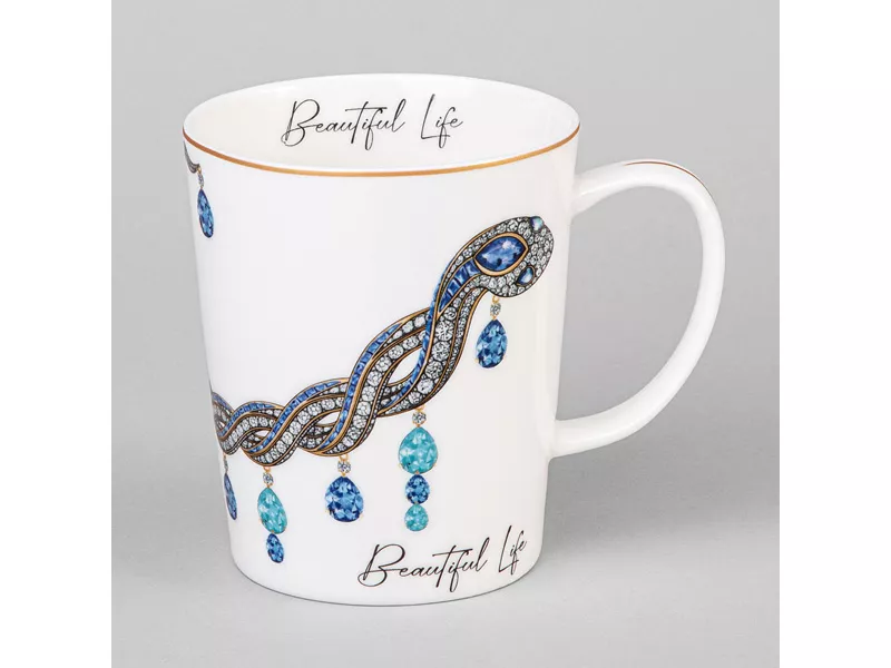 Кружка Лефард Прекрасная жизнь Змея 400мл, фарфор арт.590-559 по цене 