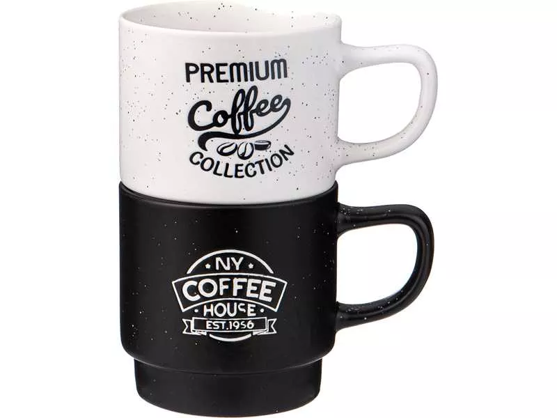 Набор кружек Лефард Кофемания 2пр 380мл, фарфор арт.260-910 по цене 